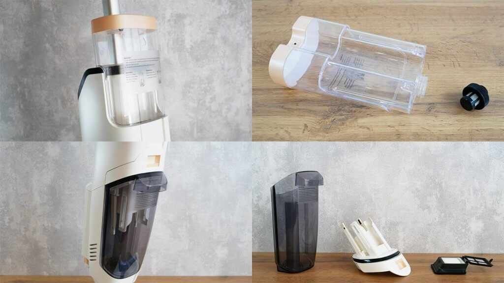 Joyami JW1: Vandens rezervuarai