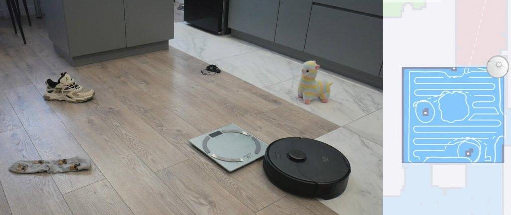 „Eufy Clean X8 Pro“: objektų atpažinimas ir vengimas