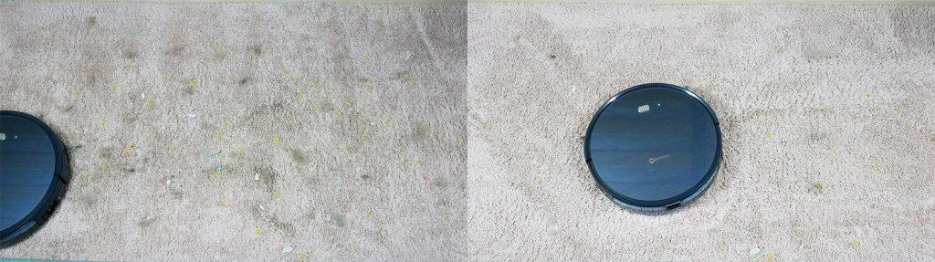 Limpieza de la alfombra