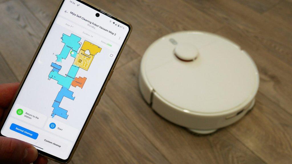 Xiaomi Mijia Robot aspirador autolimpiable Mop 2: Controles
