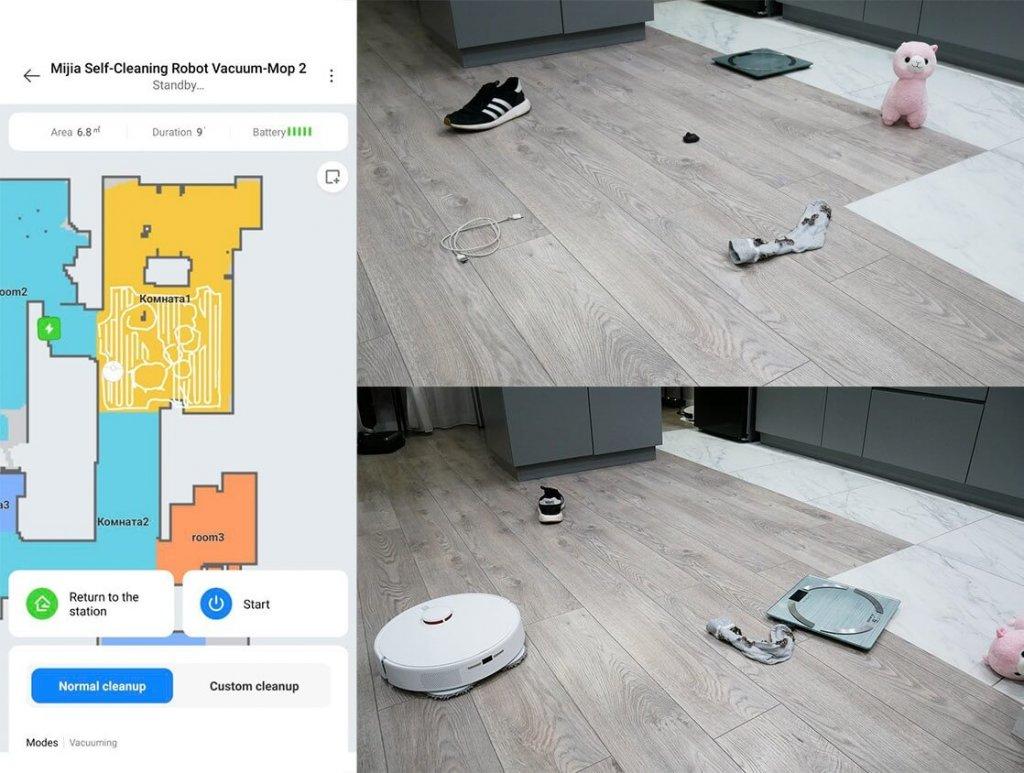Identificar objetos en el suelo