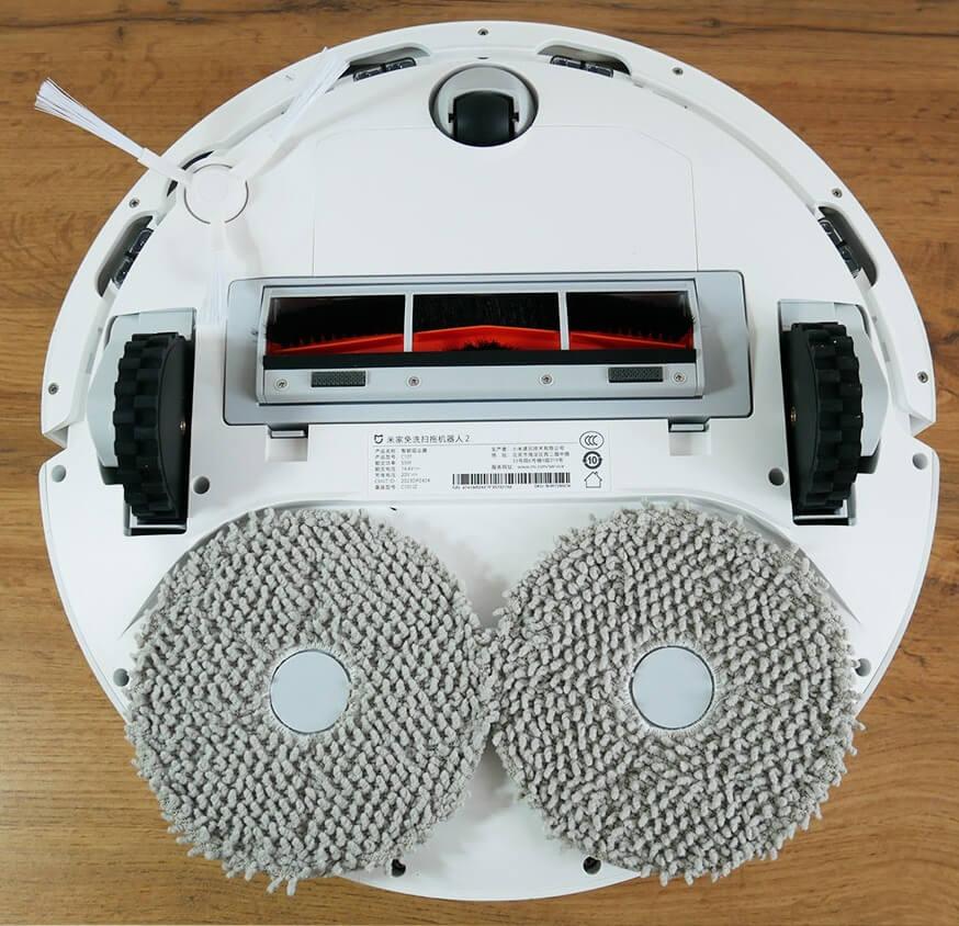 Robot aspirador autolimpiable Xiaomi Mijia 2: vista inferior
