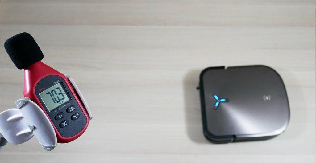 „Ecovacs Deebot X2 PRO“: triukšmo lygis