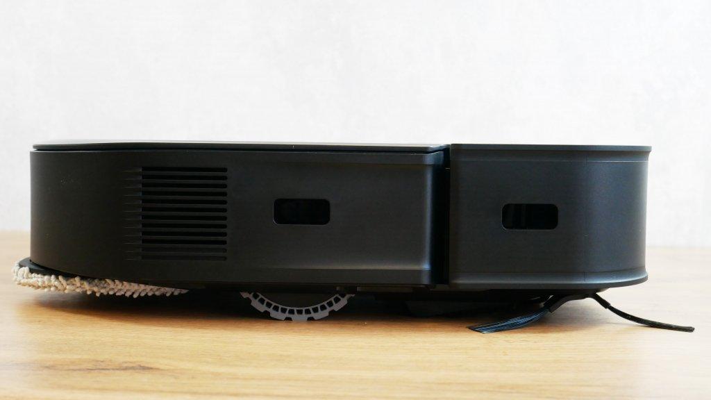 „Ecovacs Deebot X2 PRO“: vaizdas iš šono