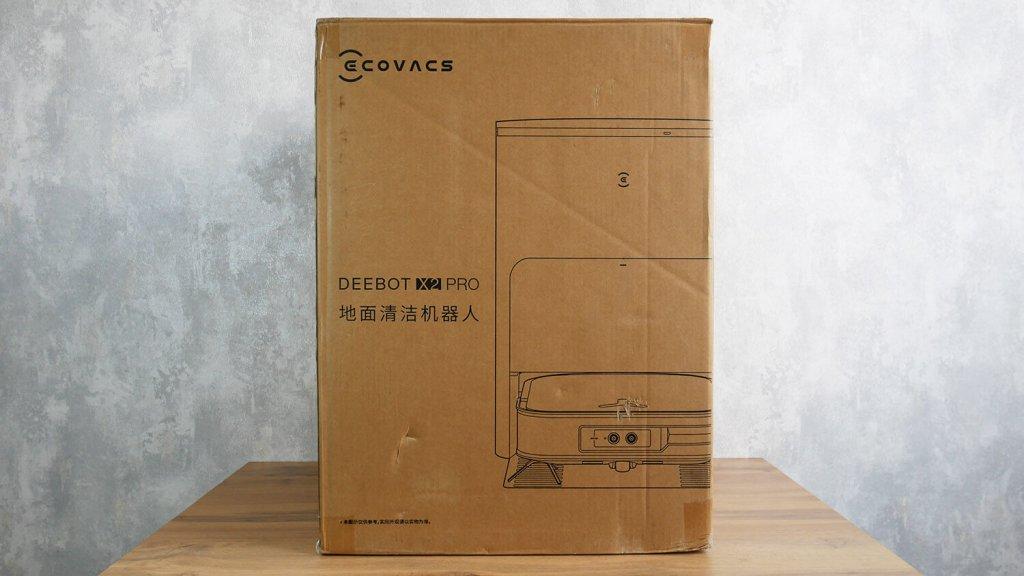 „Ecovacs Deebot X2 PRO“: dėžutė
