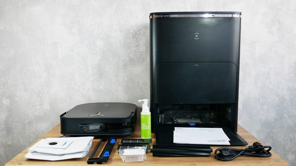 „Ecovacs Deebot X2 PRO“: pakuotės turinys