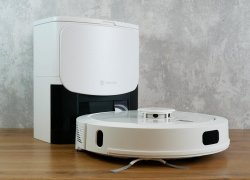 EVOLUTION AIRO: Galingas robotas dulkių siurblys su savaiminio valymo ir šlapio valymo funkcijomis