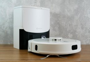 EVOLUTION AIRO: Galingas robotas dulkių siurblys su savaiminio valymo ir šlapio valymo funkcijomis