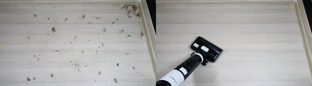 Liectroux i7 Pro: Limpieza en seco