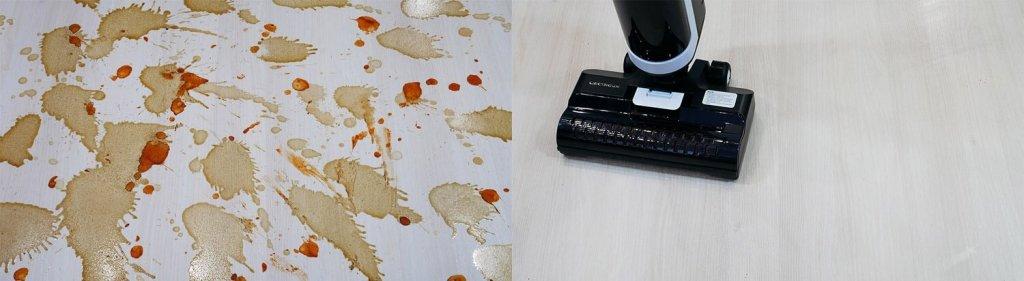 Liectroux i7 Pro: Eliminación de manchas difíciles