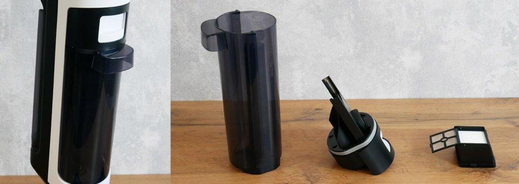 Liectroux i7 Pro: Depósito de agua sucia