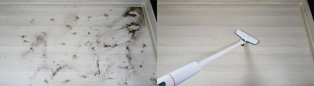 Lydsto H3: Recogida de residuos en suelos laminados