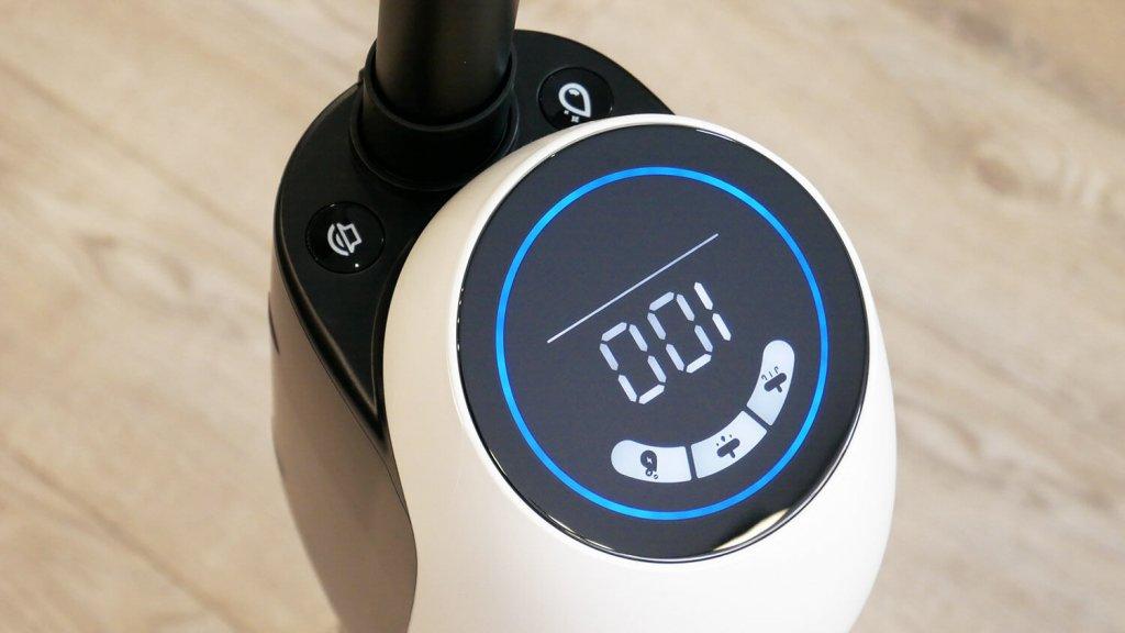 Lydsto W1: Pantalla y botones en la carcasa