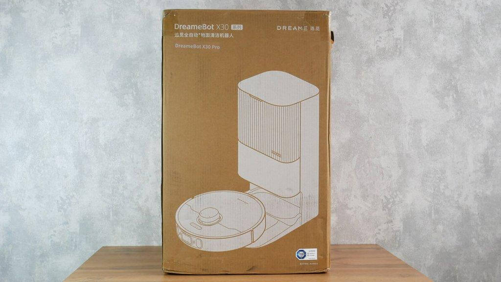 Dreame Bot X30 Pro: Dėžutė