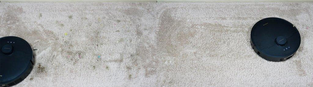 „Dreame Bot X30 Pro“: kilimų valymas