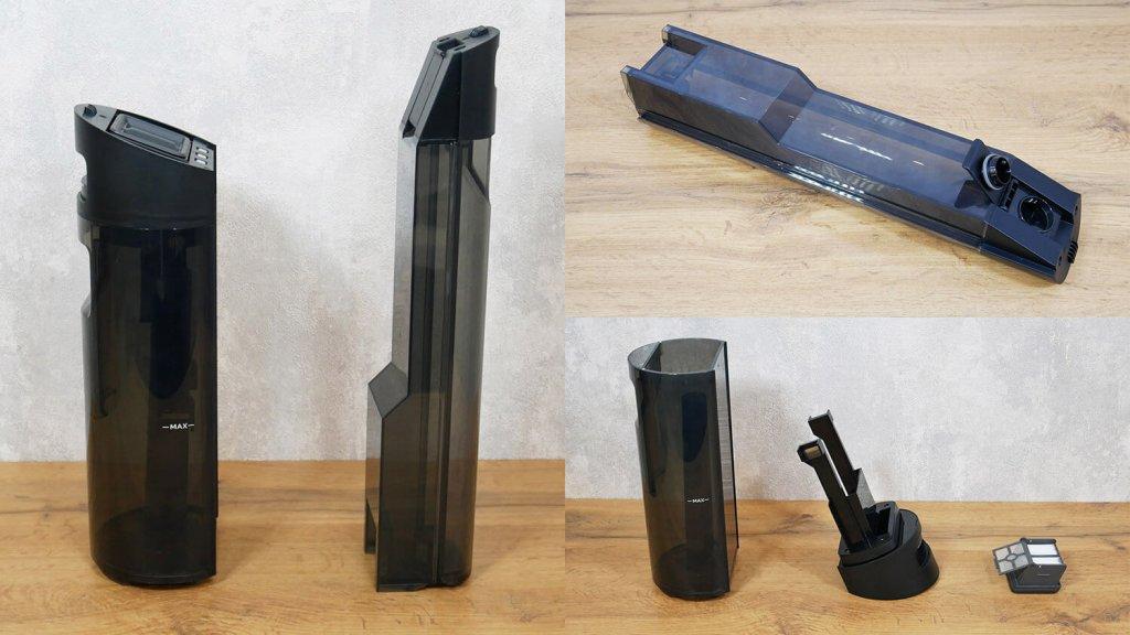 Dreame H12 Dual: Rezervoarji za vodo