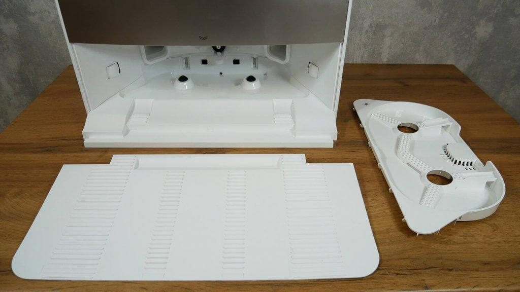 „Dreame Bot L20 Ultra Complete“: nuimamas išleidimo ir plovimo modulis