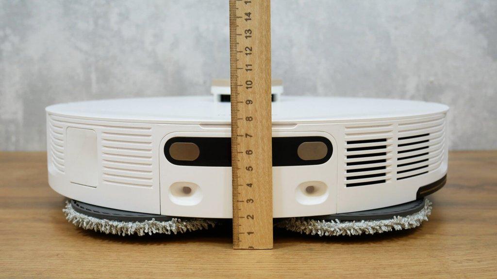 „Dreame Bot L20 Ultra Complete“: kūno aukštis