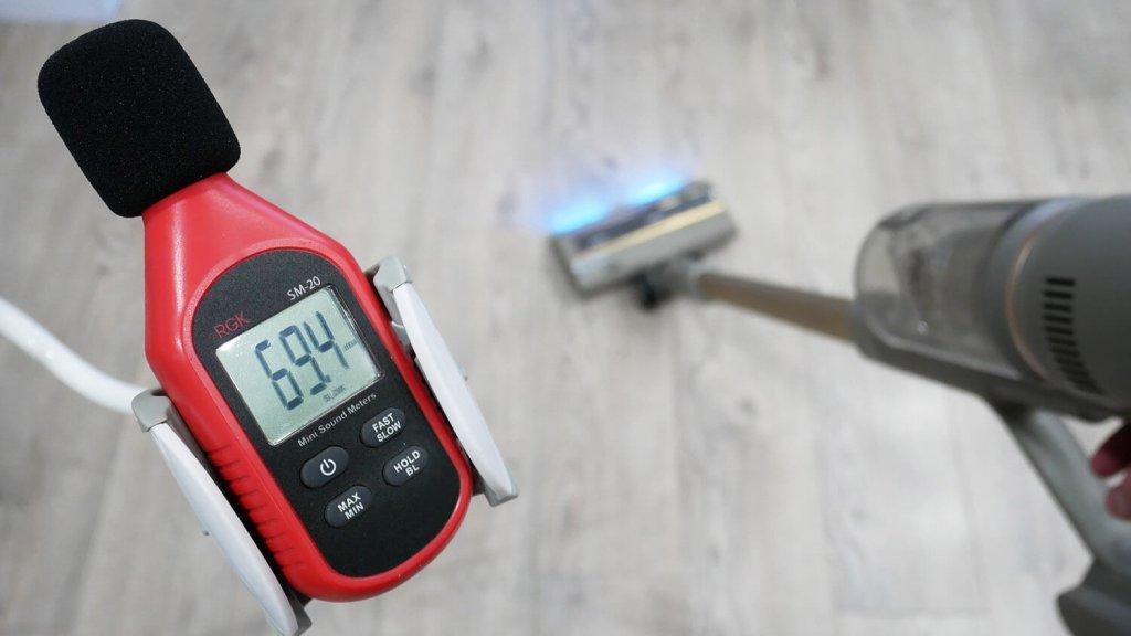 „Dreame Z10“ stotis: dulkių siurblio triukšmo lygis