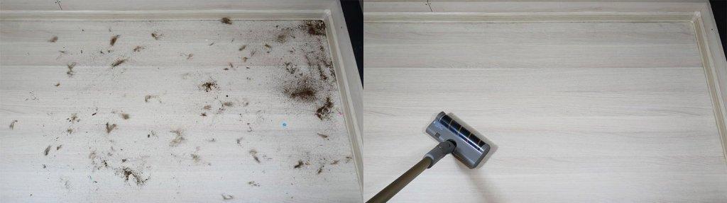 „Dreame Z10 Station“: šiukšlių surinkimas nuo laminuotų grindų