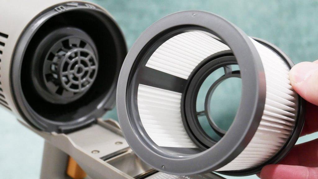 Dreame Z10 Station: HEPA filtras prieš variklį