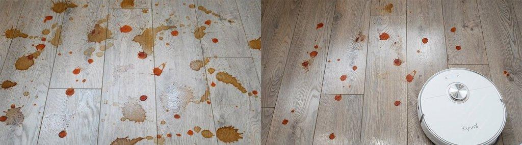 Kyvol S60: Pašalina sunkiai įveikiamas dėmes