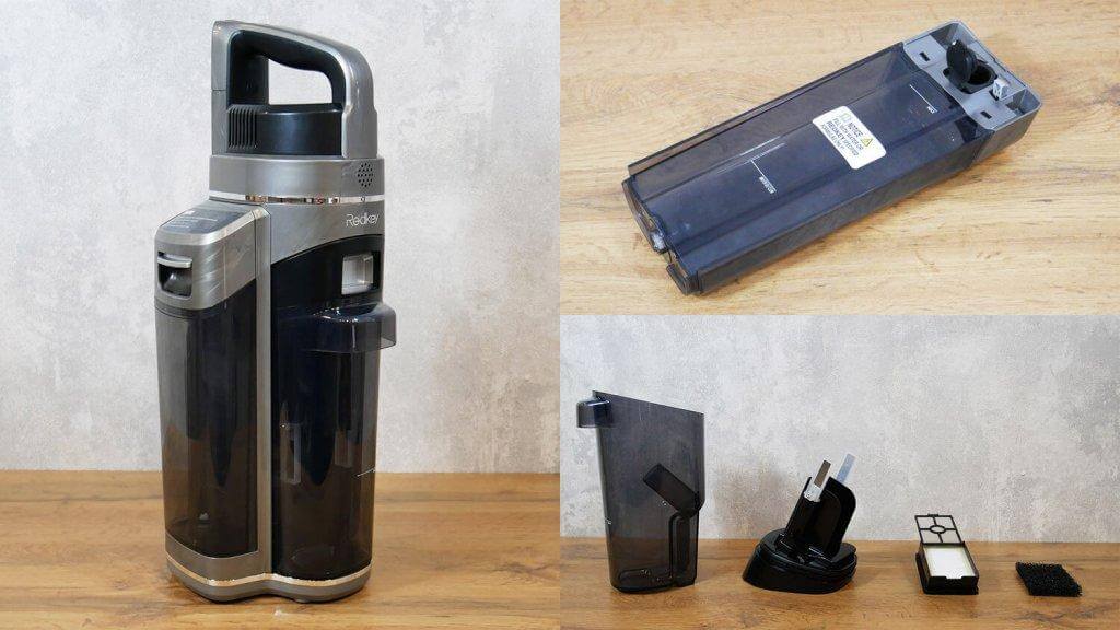 Redkey W12 Pro: Unidad y tanques extraíbles