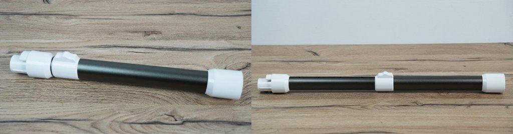 „Clever&Clean HV-550 Pro“: teleskopinis vamzdis