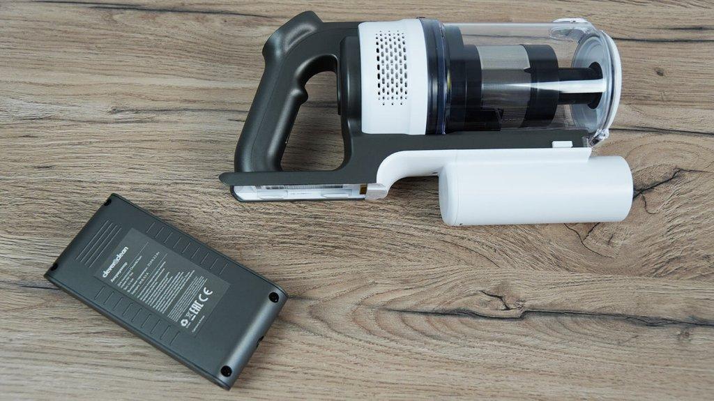 „Clever&Clean HV-550 Pro“: išimama baterija