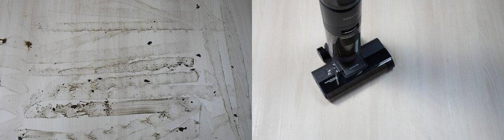 Dreame H11 Core: Nešvarumų šalinimas