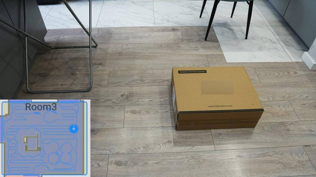 Xiaomi Lydsto W2 Edge: Cómo navegar en una habitación con obstáculos