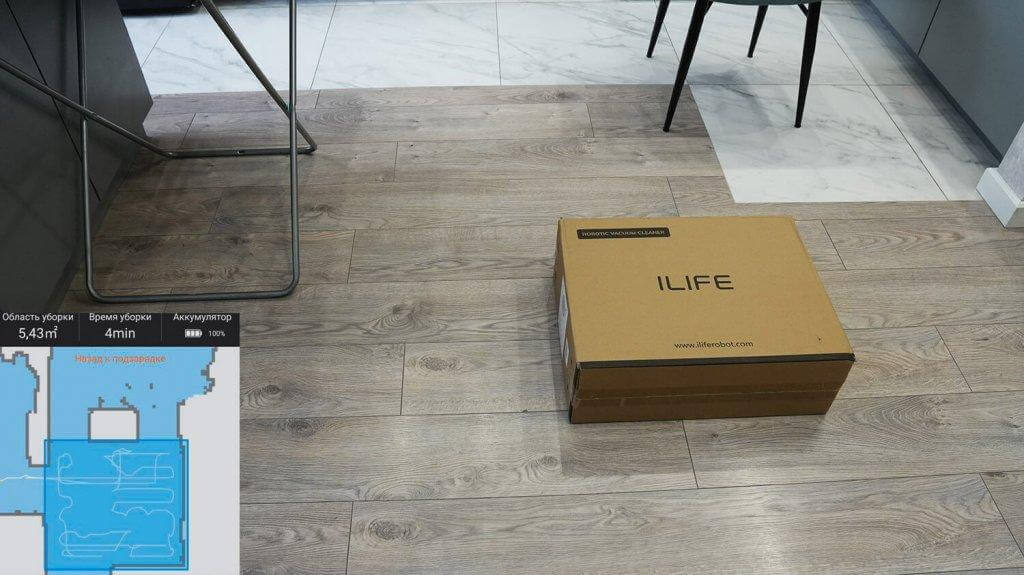 iLIFE L100: viso kambario navigacija