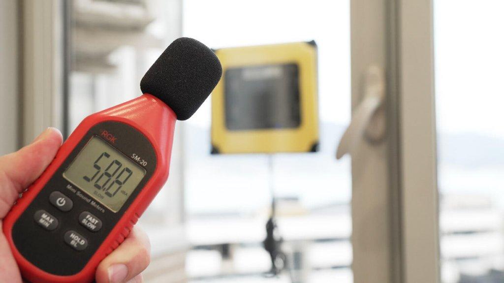 Dadget R200: triukšmo lygis