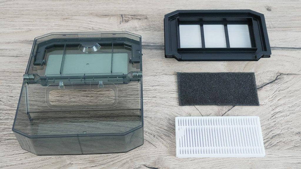 Dreame Trouver M1: filtravimo sistema