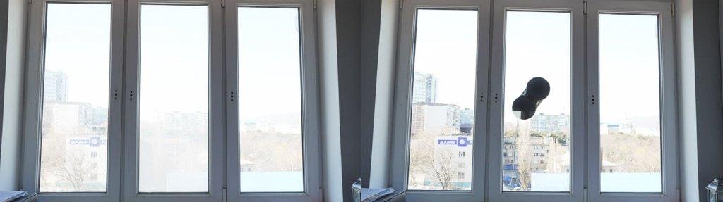 Neatsvor W5: Langų būklė prieš ir po valymo