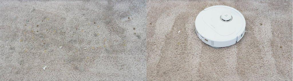 „Roborock Qrevo MaxV“: vidutinio plauko kilimų valymas