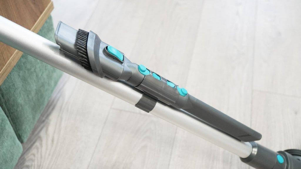 Teqqo Powerstick BASIC: Almacenamiento de boquillas en el tubo