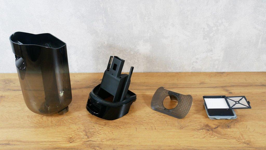 Bork V810: Sistema de filtración