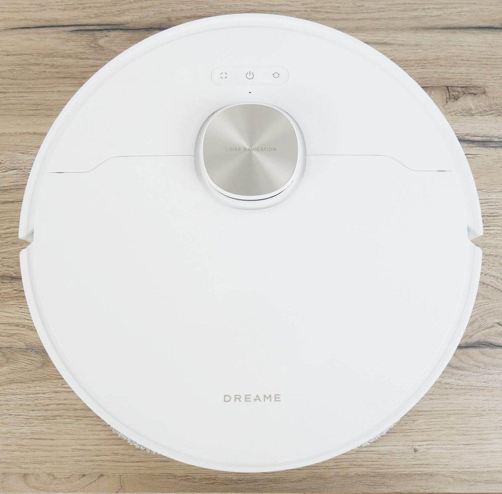 „DreameBot L10s Pro Ultra Heat“: vaizdas iš viršaus