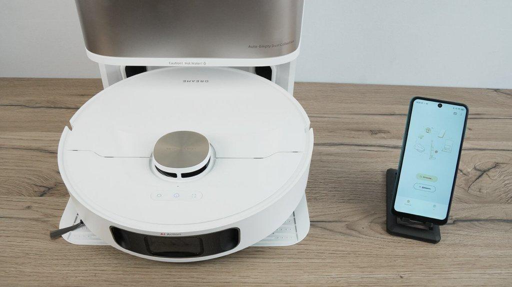 „DreameBot L10s Pro Ultra Heat“: valdymas programėle