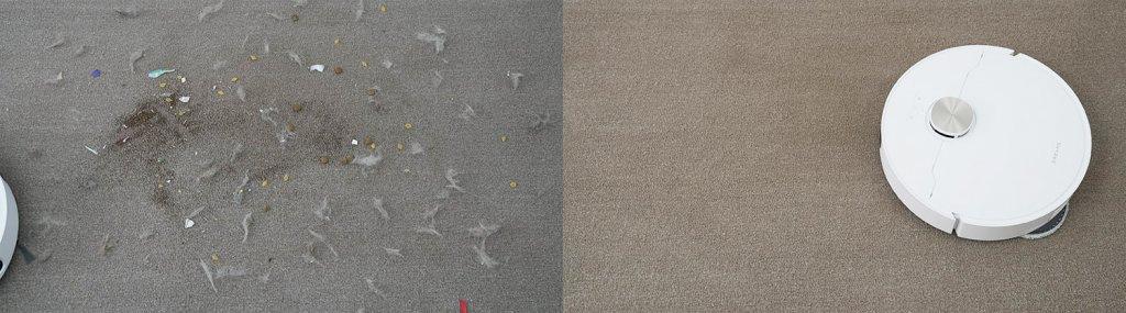 „DreameBot L10s Pro Ultra Heat“: kilimų valymas