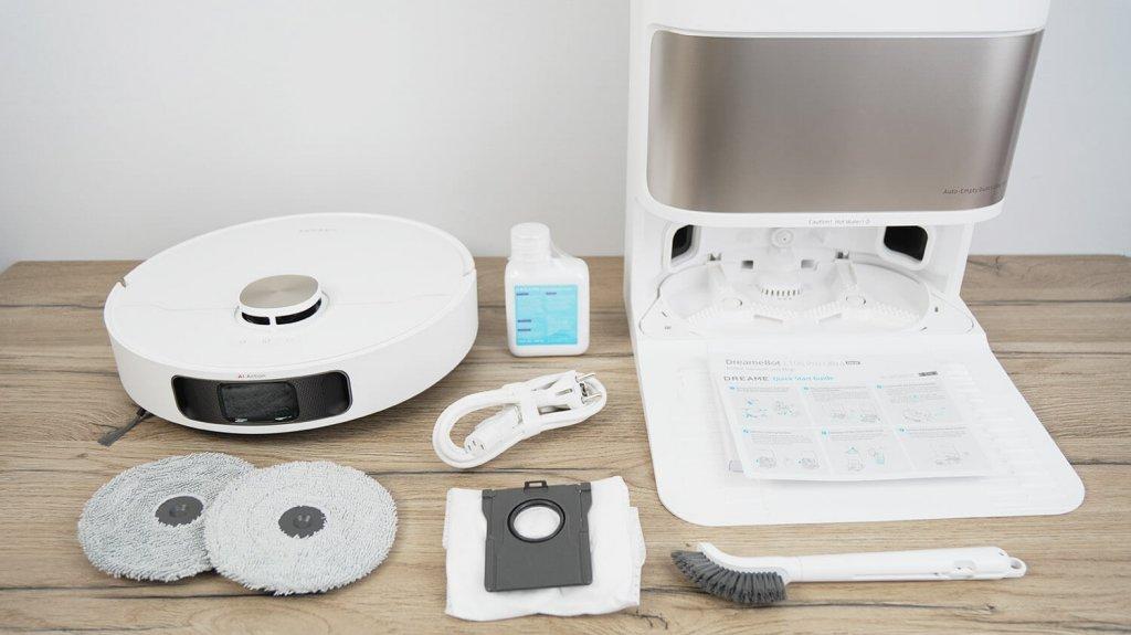 „DreameBot L10s Pro Ultra Heat“: pakuotės turinys