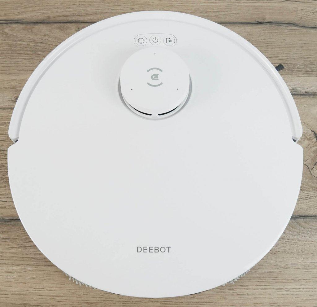 „Ecovacs Deebot T30 PRO“: vaizdas iš viršaus
