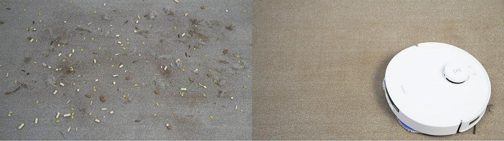 „Ecovacs Deebot T30 PRO“: kilimų valymas