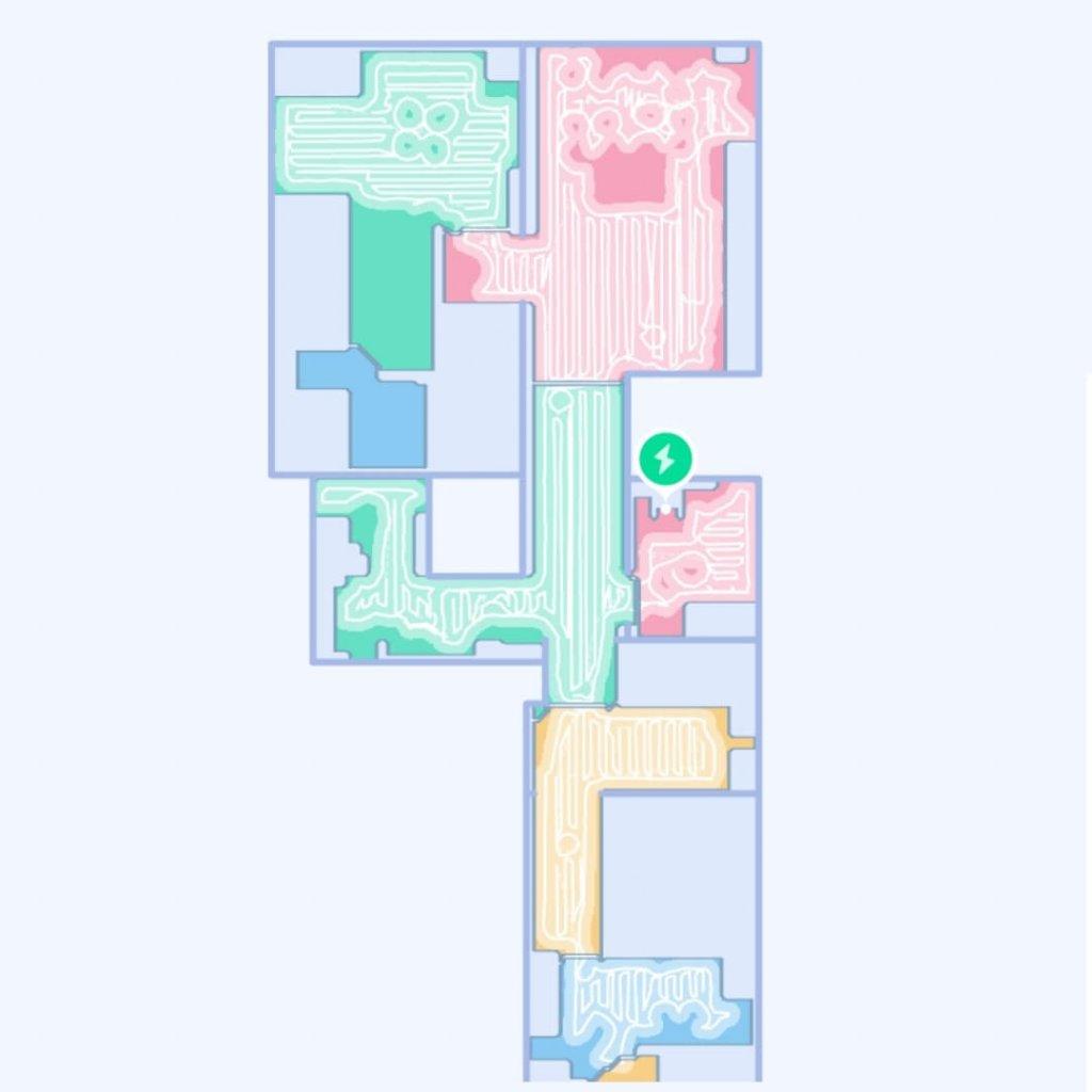 „Ecovacs Deebot T30 PRO“: navigacija namuose