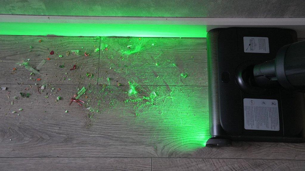 Valymas su foniniu apšvietimu