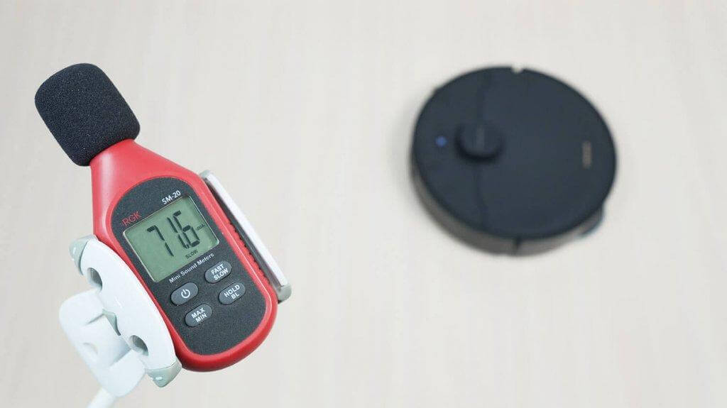 Dreame Bot X40 Pro: triukšmo lygis