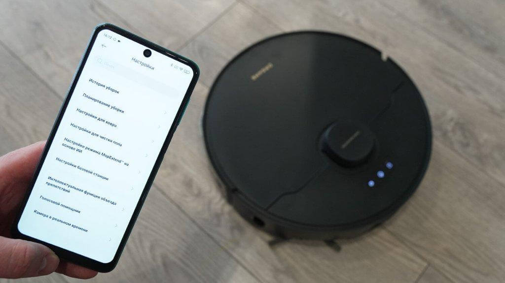 „Dreame Bot X40 Pro“: Valdikliai