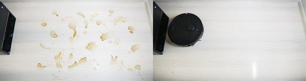 Dreame Bot X40 Pro: dėmių šalinimas