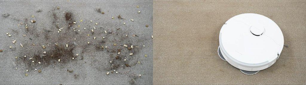 „DreameBot L10s Plus“: kilimų valymas